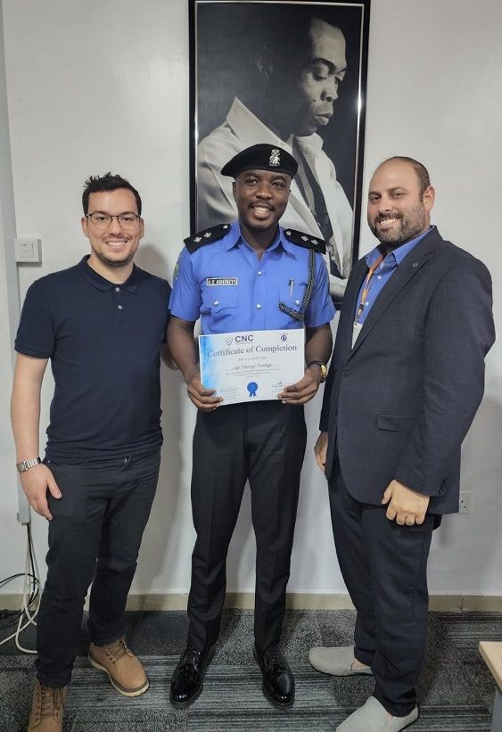 CNC Intelligence Distributes Certifications of Completion to Police Officers Who Completed The Training